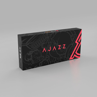 AJAZZ Keyboard Mekanik 75 Persen Layout 80 Tombol Tiga Mode Layar Digital Tombol Multimedia RGB Backlit Baterai 4000Mah