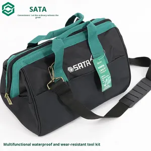 Sac à outils pour électricien Shida, multifonctionnel, en toile, grand, épaissi, à bandoulière unique, sac à outils ménager, fermeture éclair, polyester - Product Image 2