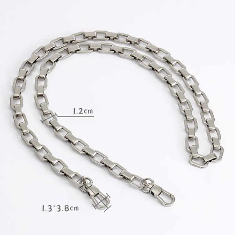 Chinese Factory Luggage Hardware Accessory Metal Brass Strong Strap With Clasp or Hooks Purse Bag Handbag Shoulder Chain