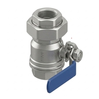 Vannes à boisseau sphérique manuelles 2 pièces en acier inoxydable 304/316, à raccords à bride/filetage/NPT, 1 port, qualité OEM, direct usine Carp Journey