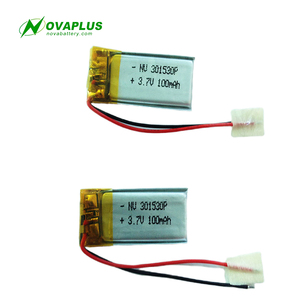 사용자 정의 고품질 충전식 <span class=keywords><strong>lipo</strong></span> 배터리 301530 <span class=keywords><strong>3.7V</strong></span> 100mah 폴리머 리튬 배터리 - Product Image 3