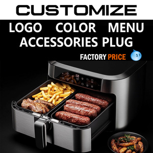 Kỹ thuật số kích thước lớn aerogrill công suất lớn hộ gia đình thông minh thiết bị nhà tốt nhất nhựa Nồi chiên không khí Nồi chiên không khí trắng Nồi chiên không khí - Product Image 2
