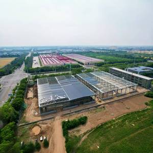 Kết cấu thép công nghiệp cường độ cao đúc sẵn tòa nhà xưởng di động cho nhà máy KHÁCH SẠN CĂN HỘ kho sử dụng - Product Image 3