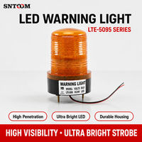 Lampu Peringatan Bus Sekolah LTE-5095 Lampu Atap Forklift Teknik Lampu Darurat Kebakaran Lampu Alarm Suara dan Cahaya Berkedip 12V 24V