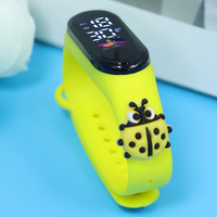 Jam Tangan LED Oval Kartun Hewan Baru Grosir Produsen 2026, Layar Sentuh Bercahaya, untuk Anak Laki-laki dan Perempuan