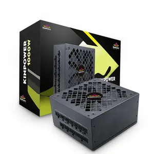 Kinpower ATX3.0โมดูลาร์เต็มรูปแบบ80 PLUS <span class=keywords><strong>Platinum</strong></span> 1000W สำหรับเล่นเกม PC พาวเวอร์ซัพพลายสำหรับเล่นเกม - Product Image 1