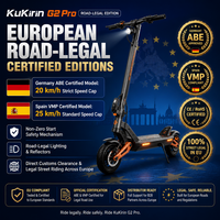 Trottinette électrique KuKirin G2 Pro Max 800W 48V 18.2Ah longue portée, prix direct usine, stock disponible en UE, États-Unis, Royaume-Uni, Canada, Australie, Brésil