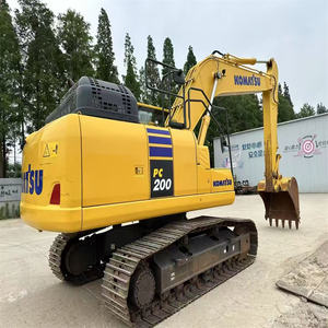 Excavadora usada, excavadora de cadena sobre orugas de tamaño mediano, Komatsu con aire acondicionado y motor japonés - Product Image 4