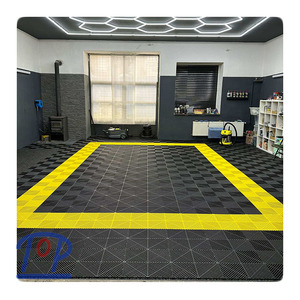 กระเบื้องปูพื้นพลาสติกแบบแยกส่วนพื้นรถโชว์รูมแบบลอกออกได้ - Product Image 1