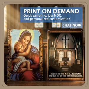 Decoración de Pared en Oferta, Letreros Metálicos con Textura 3D de la Biblia, Bajo MOQ, Jesús, Sublimación, Placas de Metal para el Hogar, <span class=keywords><strong>Capilla</strong></span>, Póster en Lámina - Product Image 2