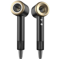 Sèche-cheveux sans pales transfrontalier haute vitesse avec moteur sans balais 1400W, air chaud et froid – Doux pour la maison, les dortoirs, les salons et les barbiers