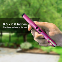 Briquet de barbecue électrique rechargeable à LED au design moderne, en métal, pour le camping