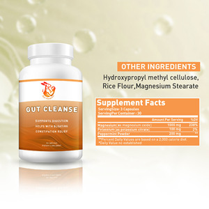 OEM ODM Gut Cleanse Supplement with Potassium Peppermint <b>Powder</b> Balances Hormones Mood Swings Herbal Supplements - Product Image 2