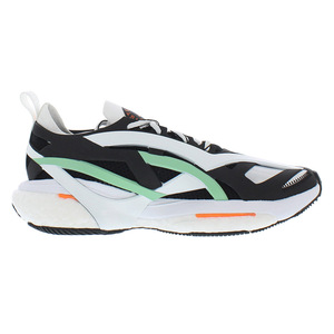 Chaussures Adidas Stella McCartney Solarglide pour femmes, noir, blanc, vert, style marche - Product Image 2