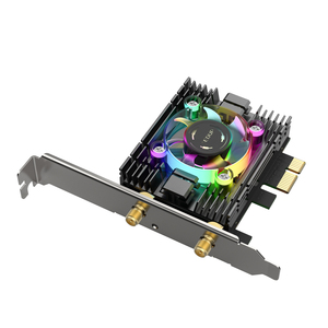 <span class=keywords><strong>Modem</strong></span> Ax200 3000Mpbs PCIE Pro, <span class=keywords><strong>Card</strong></span> Mạng Không Dây EDUP Có Đế Đứng Kèm Quạt - Product Image 3