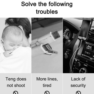 Câble USB Lumineux Portable 3-en-1 avec Lumière LED pour iPhone 17 16 15 14 13 Pro Max Samsung Charge Rapide - Product Image 6