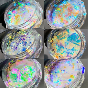Copos de Camaleón Súper Grandes, 12 Colores, Copos de Lámina Aurora Opal para Resina Epoxi, Arte de Uñas - Product Image 5