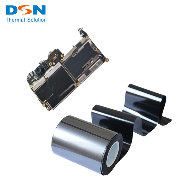 DSN5025 25um Thickness Flexible Sheet Pyrolytic Graphite Foil 1600-1800 W/mK Thermal Conductivity 19000 S/cm Electric