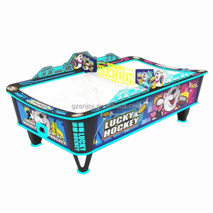 โต๊ะแอร์ฮอกกี้อะคริลิคโค้ง สำหรับศูนย์รวมความบันเทิง ใช้เหรียญเล่น เกมกีฬา ของเล่นเด็กและผู้ปกครอง - Product Image 6