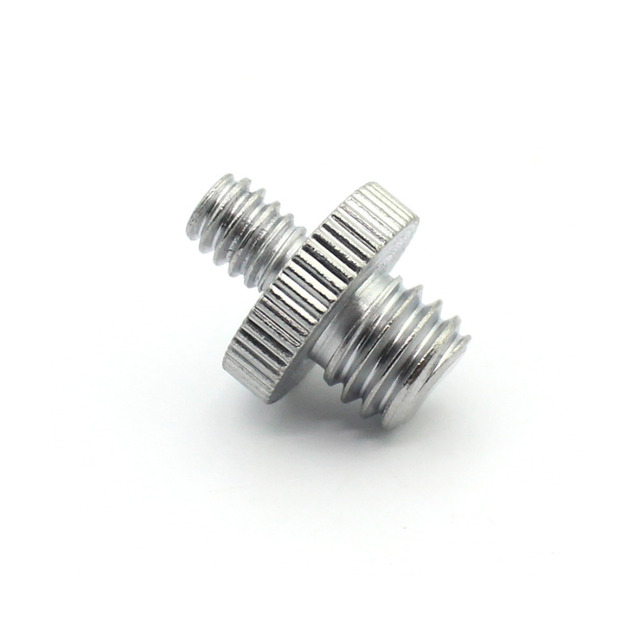 Imperial 1/4 Inch 3/8 Inch Nickel Plated Stainless Steel Converter Male Threaded Screw Adapter Mount Set CNC Machined CE ROHS