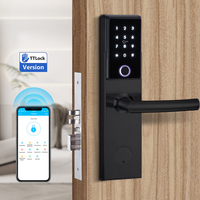 Empreinte digitale étanche entrée sans clé TTLock App contrôlée carte encodeur numérique mot de passe e-key hôtel TThotel Smart Lock pour la maison