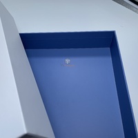 Caja de Cartón para Ropa y Camisetas de Lujo con Logotipo, Laminación Mate, Recubrimiento UV y Forro de Esponja