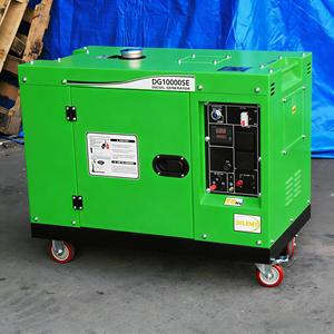เครื่องกำเนิดไฟฟ้าดีเซลแบบเงียบพิเศษ ทองแดงทั้งหมด 5KW 20KW เฟสเดียว/สามเฟส 50/60Hz สตาร์ทอัตโนมัติ พกพาสะดวก ขายตรงจากโรงงาน - Product Image 1