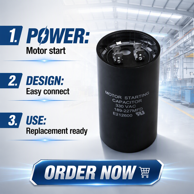 110V 220V 330V CD60 Capacitor for Compressor Motor Start