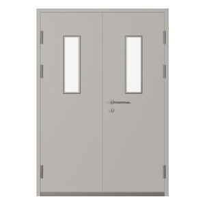 FHM-1038 Cotización Directa de Fábrica para Puertas Cortafuegos Modernas de Acero con Excelente Resistencia al Fuego para Supermercados, Hoteles, Centros Comerciales y Uso Exterior - Product Image 1