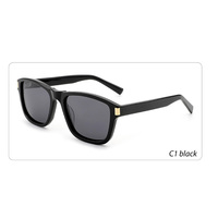 Lunettes de soleil en acétate 2026, verres polarisés UV400, fabrication OEM, marque privée, logo personnalisé, grandes montures pour hommes