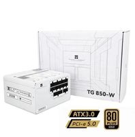 Limin TG850 PSU Terbaik 80 Plus Gold Full Modular 850W Power Supply untuk PC Desktop Gaming Tersedia