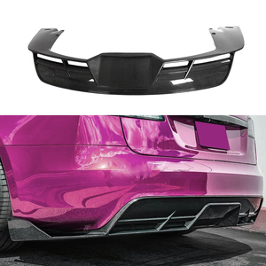 Neuer Hochglanzpolierter Echter Carbon Bolt-On Heckdiffusor für Tesla Model S 2021-2024 mit 6 Monaten Garantie - Product Image 1