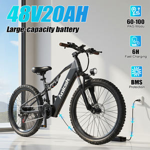 Bicicleta Eléctrica Urbana Aairsk XT90 Sensor City, 21 Velocidades, Ruedas de 26 Pulgadas, Motor sin Escobillas de 250 W, Frenos de Disco Dobles, Batería de Litio Oculta de 20 Ah - Product Image 5