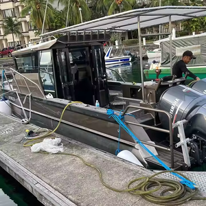 Yacht de sport de luxe de 9 m, <span class=keywords><strong>bateau</strong></span> de pêche en aluminium à pont ouvert, <span class=keywords><strong>moteur</strong></span> facile à utiliser avec <span class=keywords><strong>moteur</strong></span> hors-bord pour le divertissement - Product Image 3