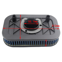Nouveau filtre à air en plastique Pulongte Road Passion pour XL883R/Sportster XL883 Series XL883C/L/N XLH883 XL1200R/L – Pièce de rechange