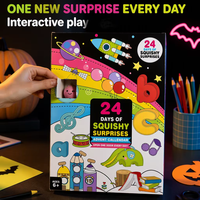 JCSL Surprise de Noël TPR Squeeze Halloween 24 Jours Cadeau de Fête