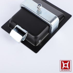 Keyless Recessed Paddle Handle Latch Durable Powder Coated Black Slam Latch for RV Horse Trailer Generator Engine Canopy Door - Product Image 4