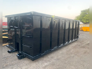 حاوية نفايات متنقلة ذاتية التحميل، آلات معالجة النفايات الفعالة لإعادة التدوير مع صندوق قمامة - Product Image 5