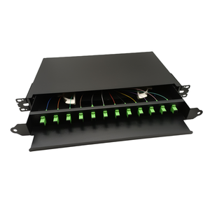 Boîtier terminal FTTH à <span class=keywords><strong>fibre</strong></span> optique personnalisé Odf 12 ports, boîte de raccordement optique à <span class=keywords><strong>fibre</strong></span> métallique coulissante 24 ports SC LC FC <span class=keywords><strong>ST</strong></span> 1u - Product Image 3