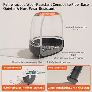 FLOOR GUARD Silicona sin pelo Silencioso resistente al desgaste Cubierta de pie para mesa y silla Almohadilla protectora para piernas - Product Image 3