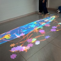 Sistema de Juego con Proyector Holográfico Interactivo para Pared y Suelo para Fiestas de Boda
