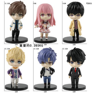 6 pièces/ensemble <span class=keywords><strong>Love</strong></span> and Producers Kilo Gavin <span class=keywords><strong>Victor</strong></span> Lucien Figurine d'anime en PVC Catcher Gachapon Boîte à œufs Jeu de prix Jouet - Product Image 6