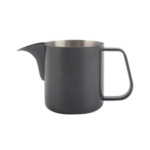 Pichet à mousse de lait expresso portable en acier inoxydable de 350 ml, approuvé par les baristas, modèle classique avancé - Product Image 4