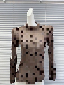 G02378C Весенняя распродажа 2026: Женские сетчатые леггинсы с принтом «Луна» - Product Image 2