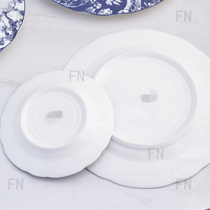 Juego de Platos de Porcelana Fina Serie D Jungle, Juego de 4 Piezas, Plato para Bistec, Plato para Dim Sum - Product Image 4