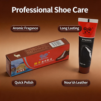 Suministros para Reparación de Calzado, Betún para Zapatos de Brillo Instantáneo Jinyang de 30g, Herramienta Profesional para Reparación de Cuero