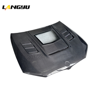 LANGyu 2018-2023 Pièces et accessoires automobiles Capot avant en fibre de carbone sèche style transparent pour BMW Série 5 G30 G38 M5 F90