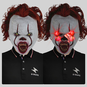 Máscara de Payaso de Terror de la Película F: El Regreso del Payaso, Accesorio para Disfraces, Halloween y Bromas - Product Image 1
