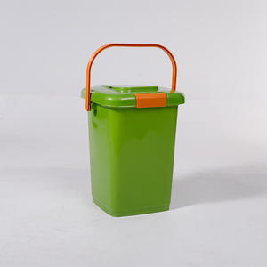 Toptan kaliteli mutfak taşınabilir dikdörtgen ıslak ve kuru kompost plastik çöp tenekesi - Product Image 3