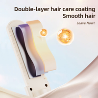 Plancha de Pelo Profesional Inalámbrica para Salón, Cerámica con Revestimiento Glaseado, Recargable por USB, Placas Anchas de 25 mm, 2 en 1, Alisa y Riza